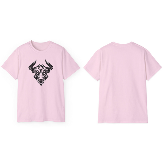 100% Cotton Short Sleeve Tee | Minimalism-Bull-014