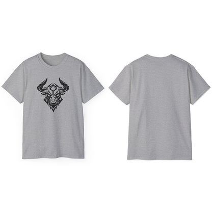 100% Cotton Short Sleeve Tee | Minimalism-Bull-014