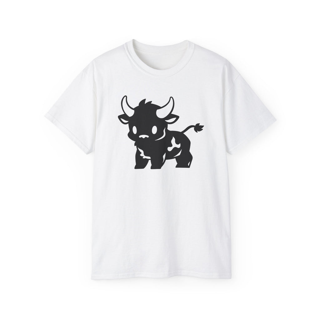 100% Cotton Short Sleeve Tee | Minimalism-Bull-017