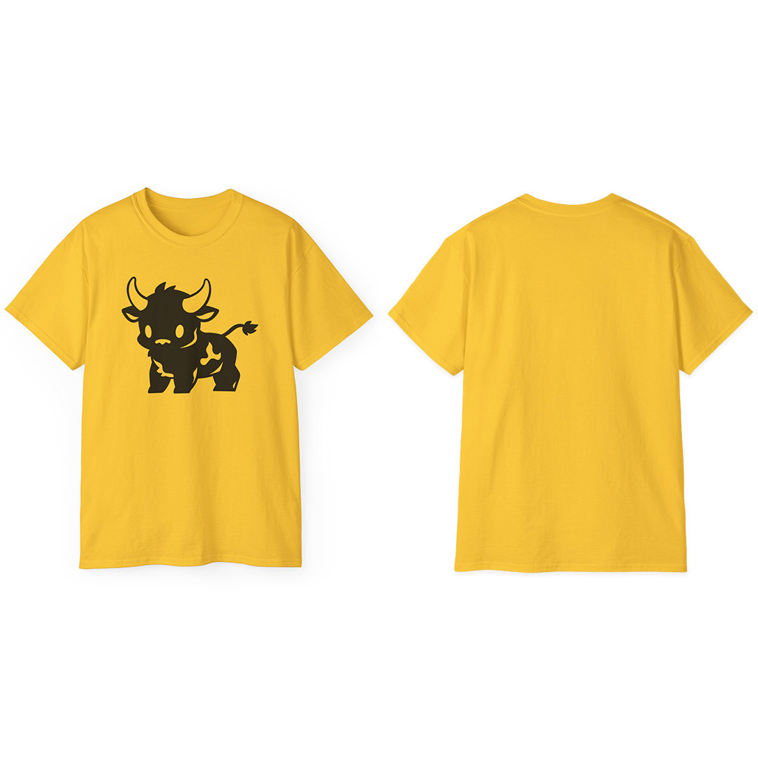 100% Cotton Short Sleeve Tee | Minimalism-Bull-017