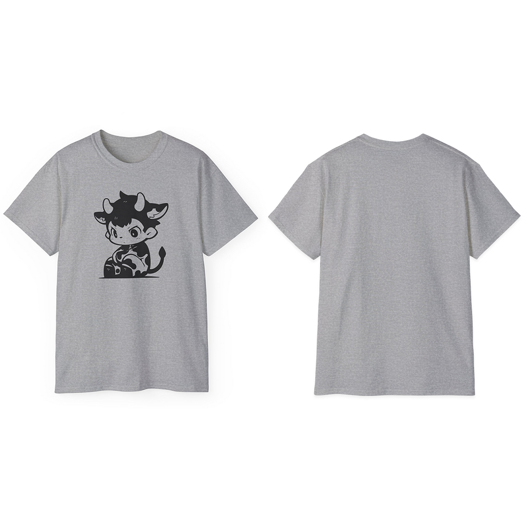 100%纯棉短袖T恤 | Minimalism-Bull-018