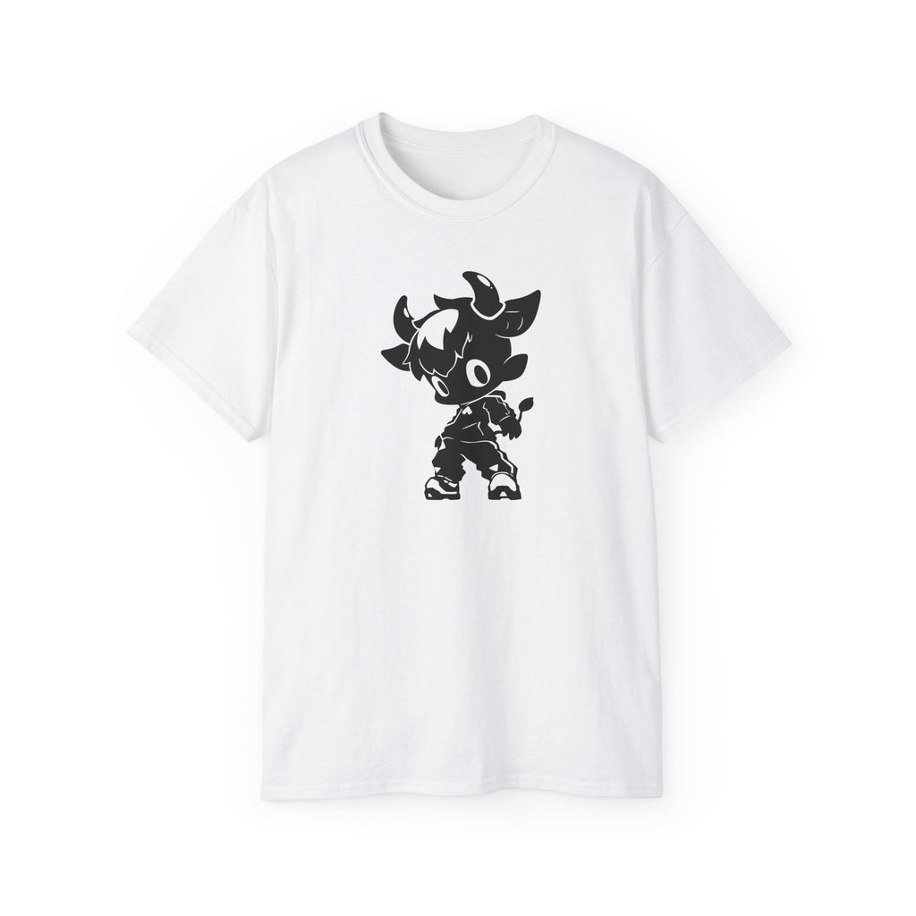 100% Cotton Short Sleeve Tee | Minimalism-Bull-019