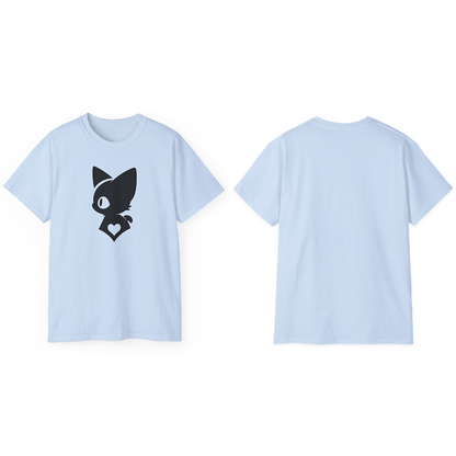 100% Cotton Short Sleeve Tee | Minimalism-Cat-001