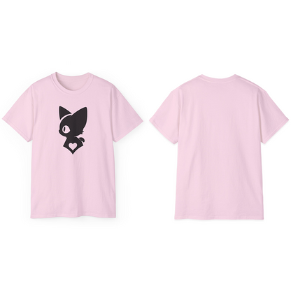 100% Cotton Short Sleeve Tee | Minimalism-Cat-001