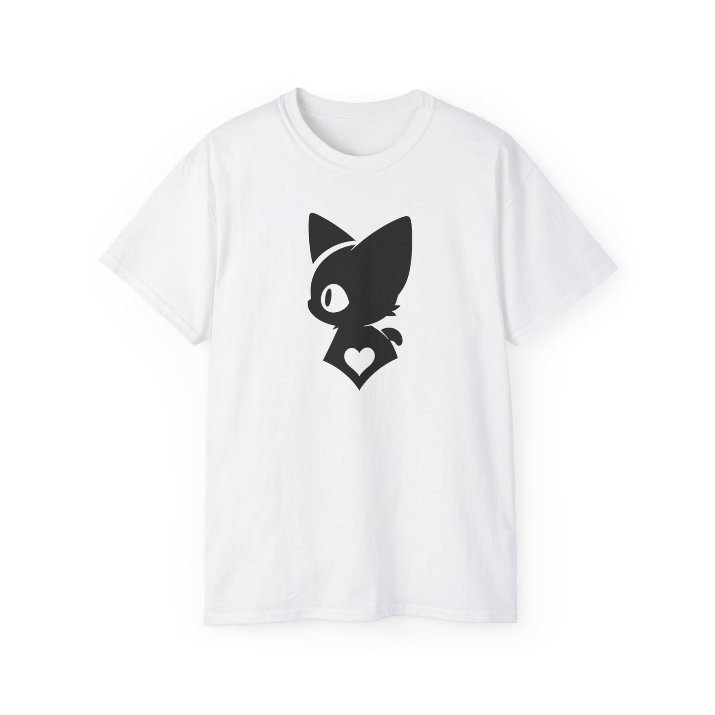 100% Cotton Short Sleeve Tee | Minimalism-Cat-001