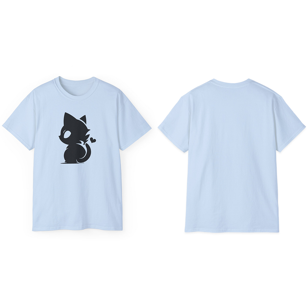 100%纯棉短袖T恤 | Minimalism-Cat-002