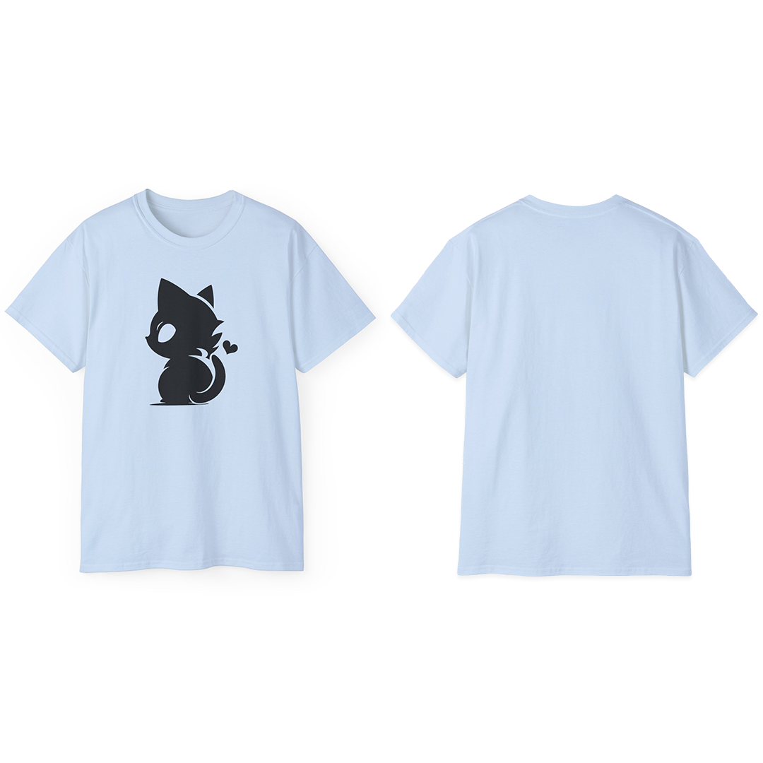 100% Cotton Short Sleeve Tee | Minimalism-Cat-002