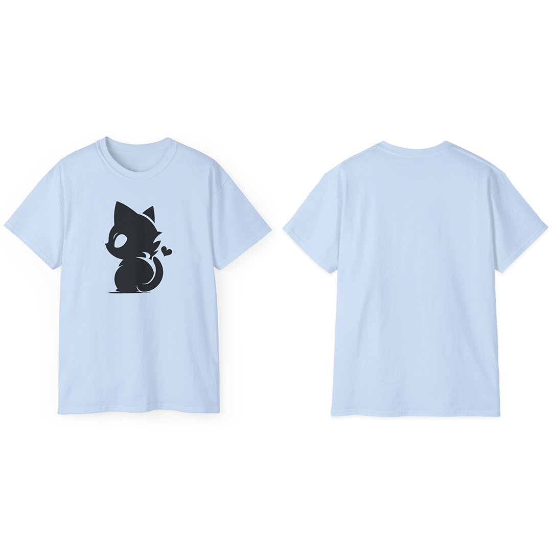 100%纯棉短袖T恤 | Minimalism-Cat-002