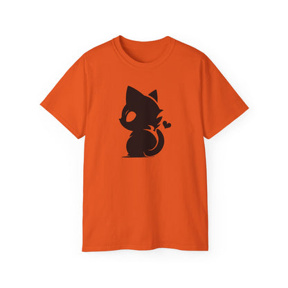 100% Cotton Short Sleeve Tee | Minimalism-Cat-002