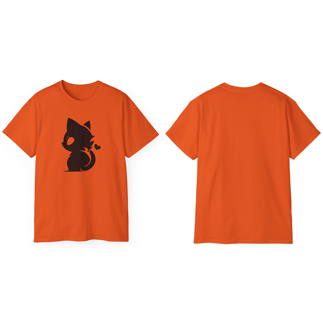 100% Cotton Short Sleeve Tee | Minimalism-Cat-002