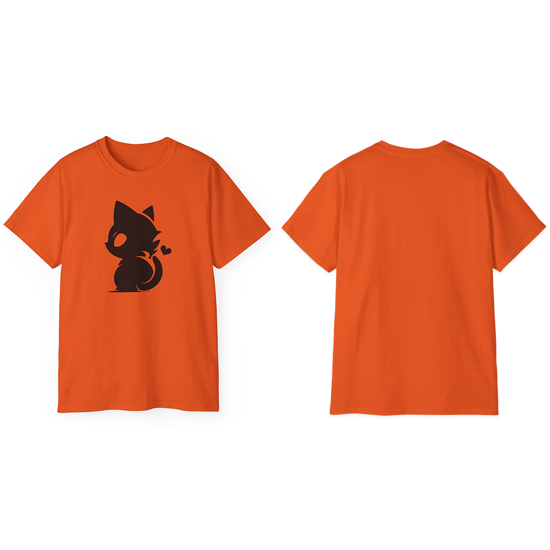100%纯棉短袖T恤 | Minimalism-Cat-002
