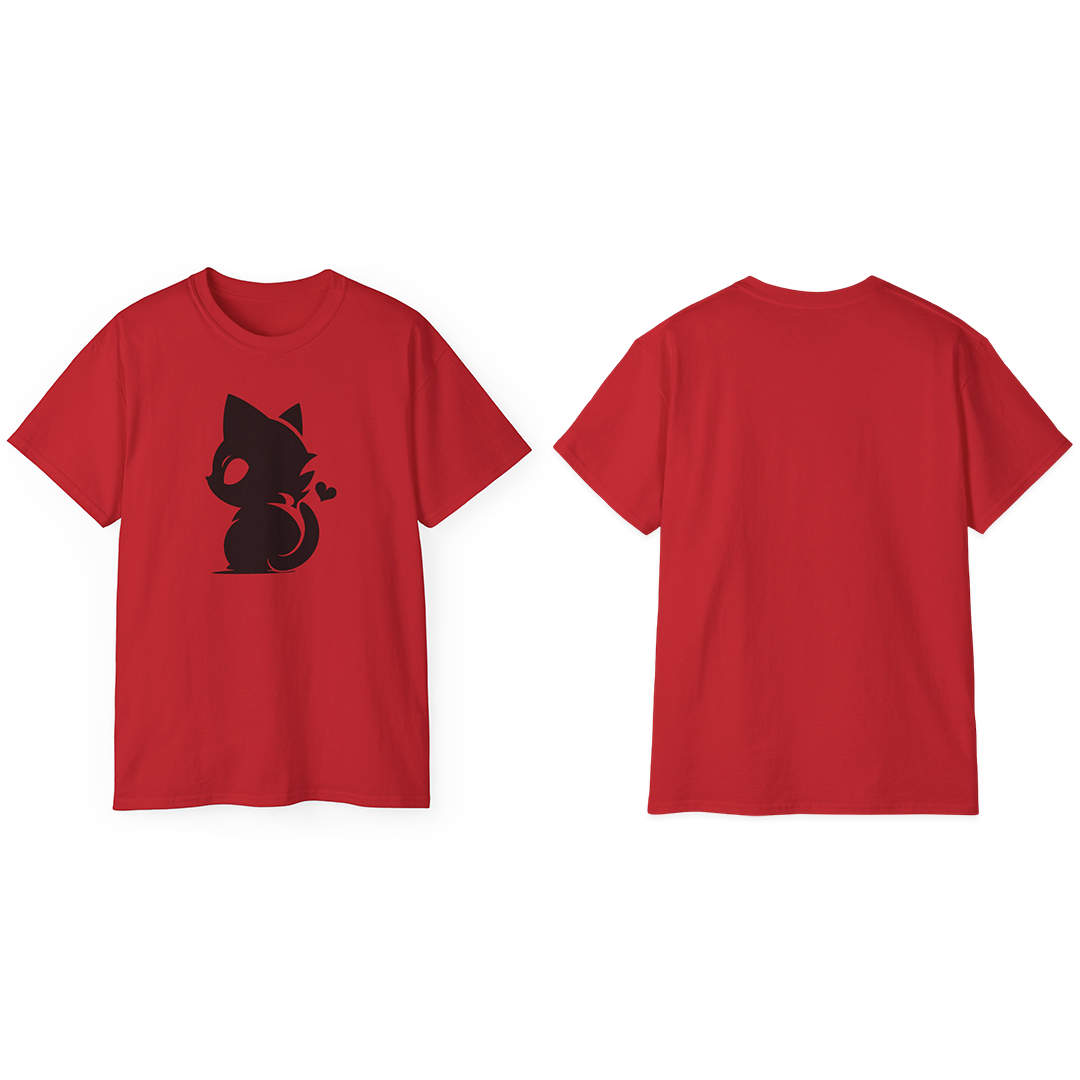 100% Cotton Short Sleeve Tee | Minimalism-Cat-002