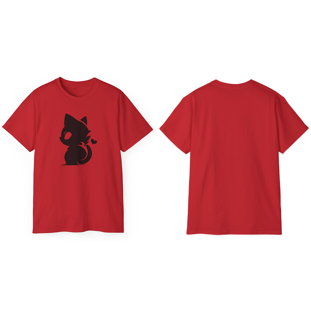 100%纯棉短袖T恤 | Minimalism-Cat-002