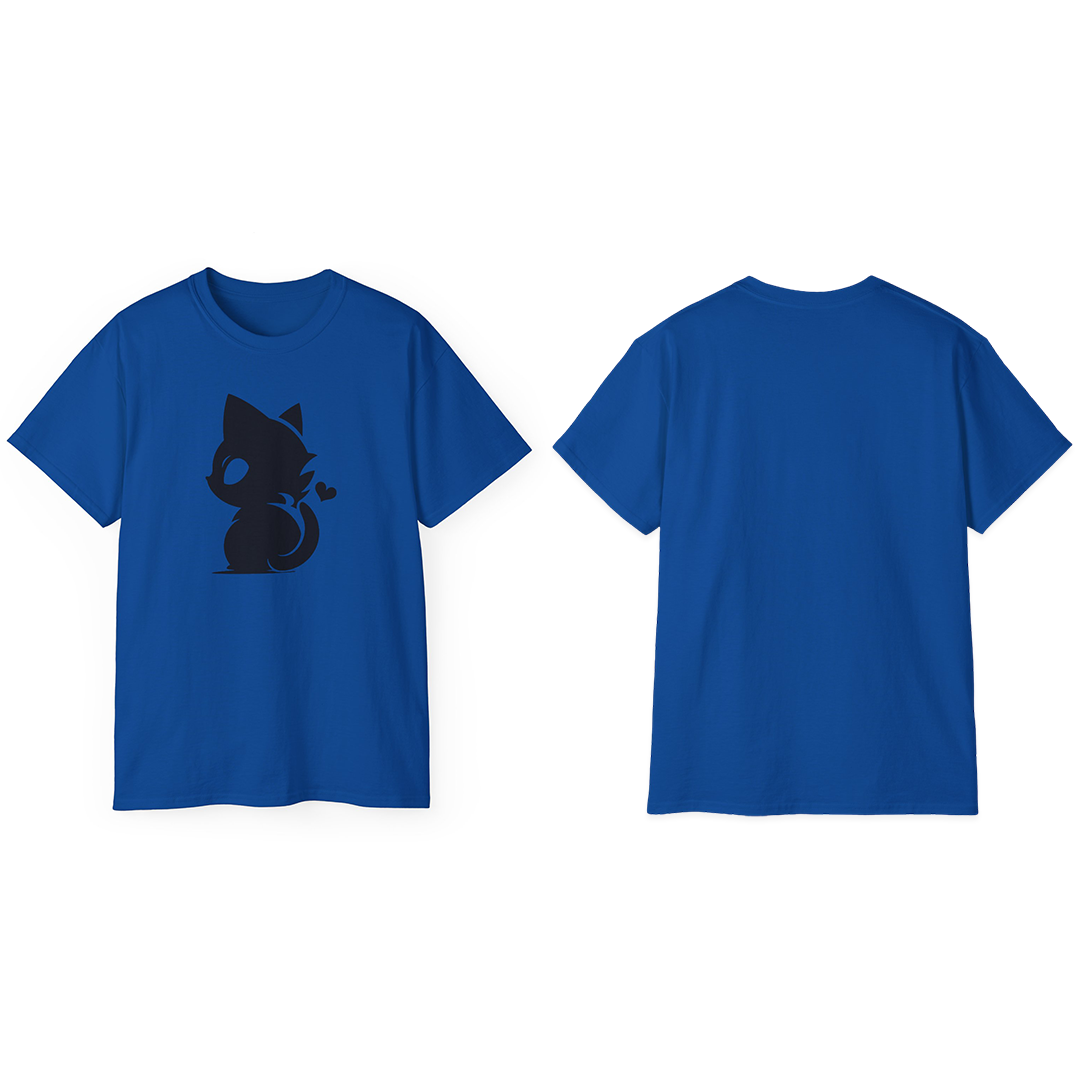 100% Cotton Short Sleeve Tee | Minimalism-Cat-002