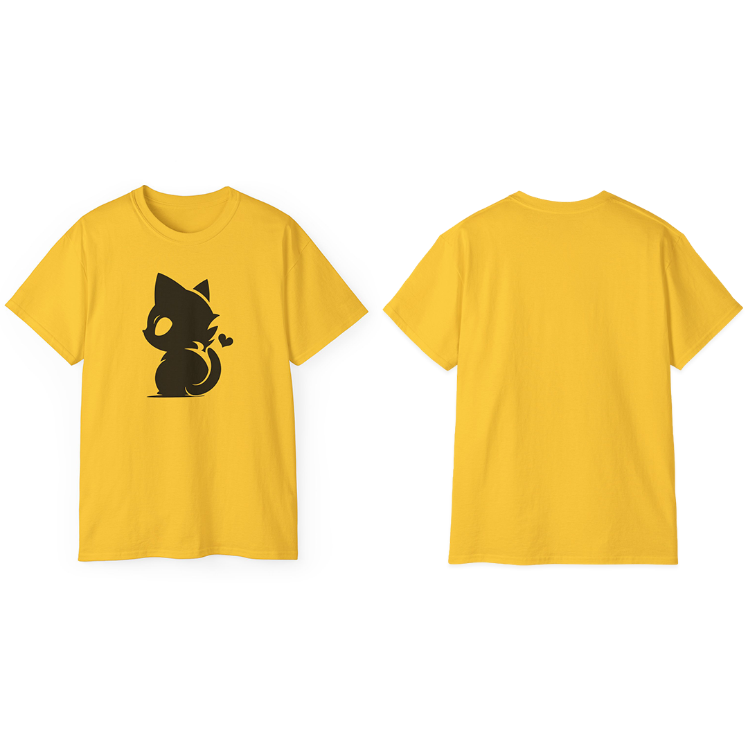 100%纯棉短袖T恤 | Minimalism-Cat-002