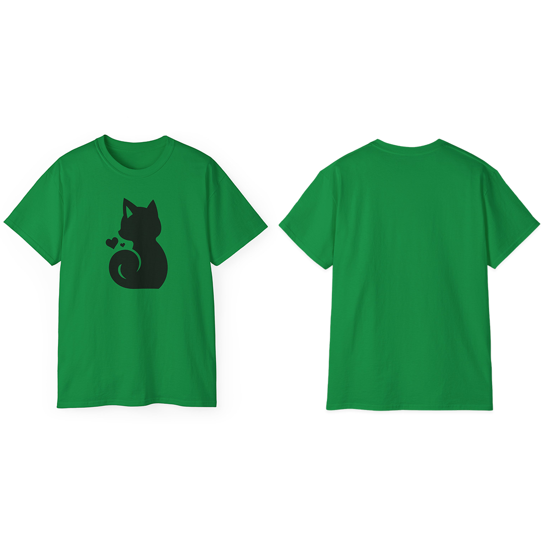 100%纯棉短袖T恤 | Minimalism-Cat-003
