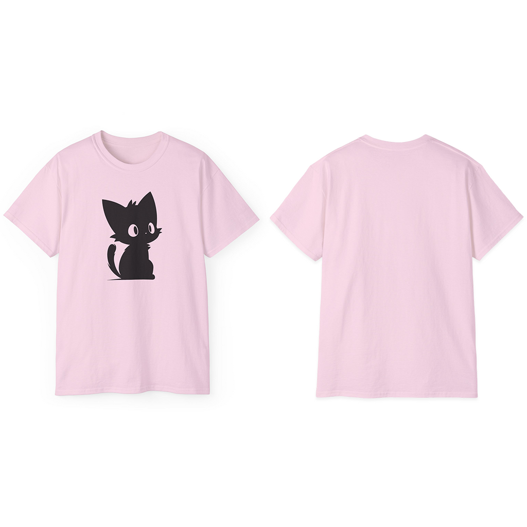 100%纯棉短袖T恤 | Minimalism-Cat-004