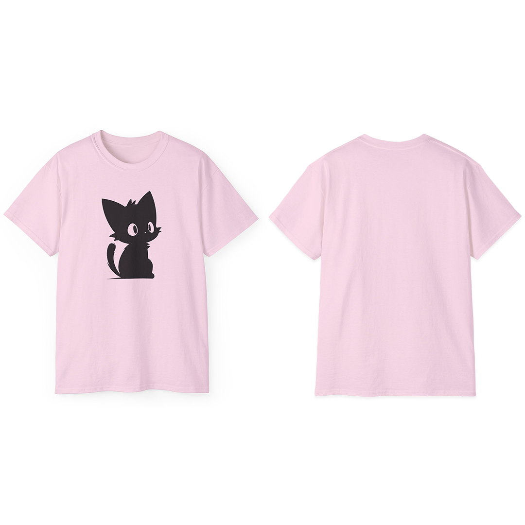 100%纯棉短袖T恤 | Minimalism-Cat-004