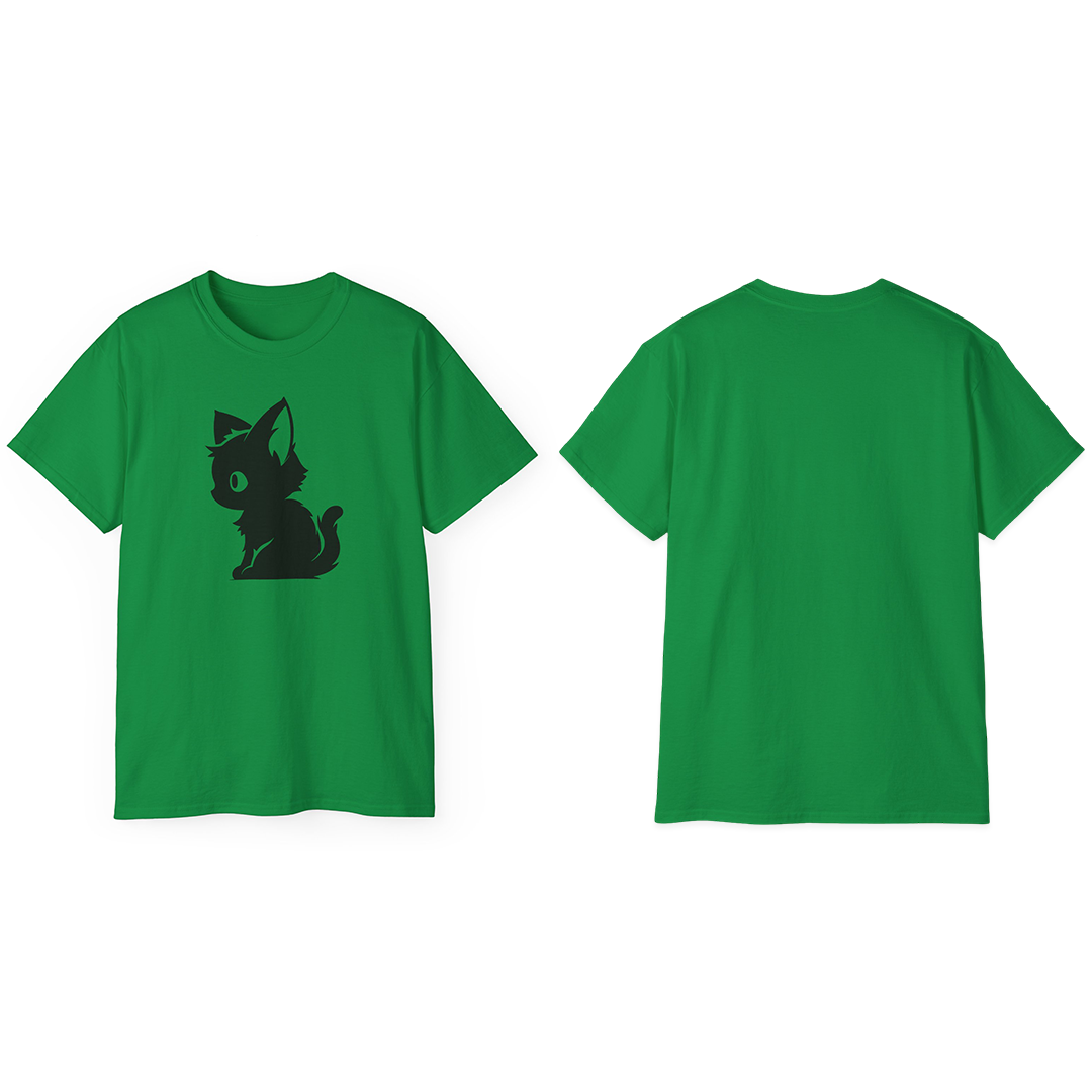 100%纯棉短袖T恤 | Minimalism-Cat-005