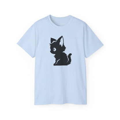 100% Cotton Short Sleeve Tee | Minimalism-Cat-005