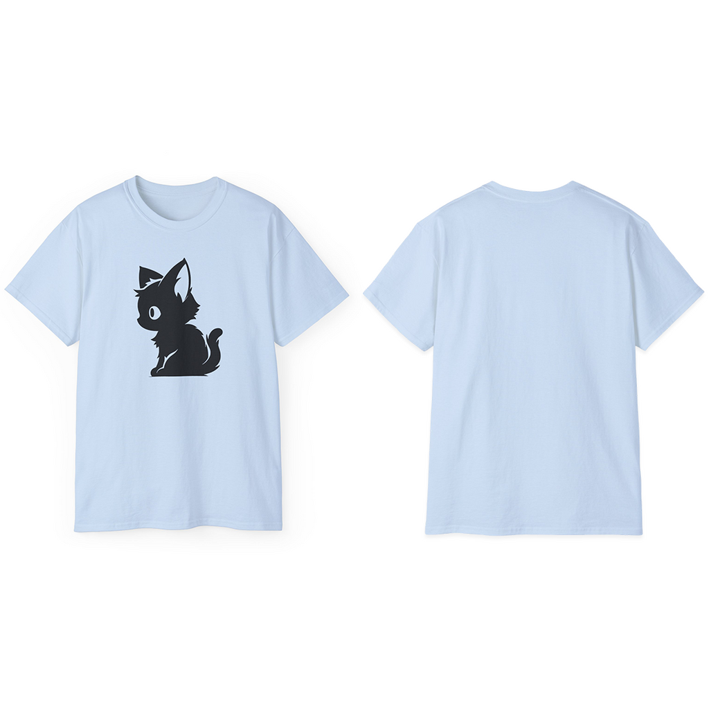 100%纯棉短袖T恤 | Minimalism-Cat-005