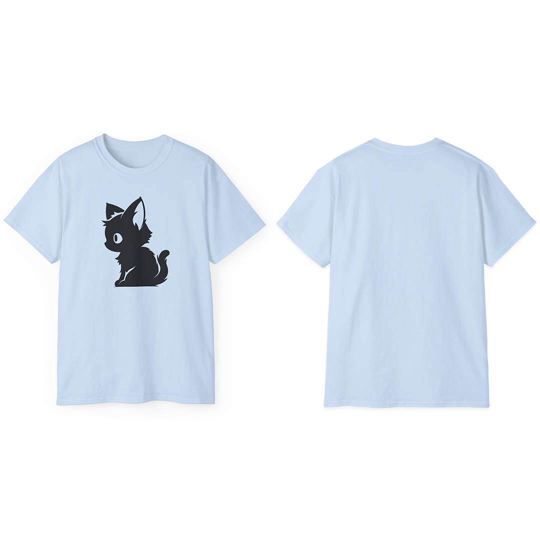 100% Cotton Short Sleeve Tee | Minimalism-Cat-005