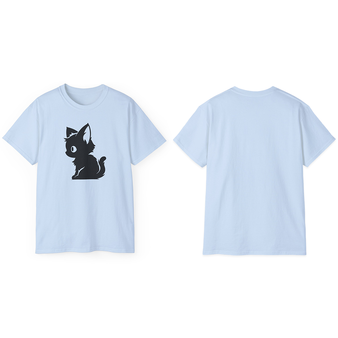 100%纯棉短袖T恤 | Minimalism-Cat-005