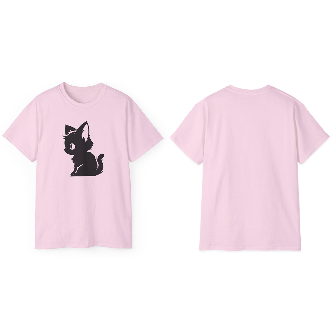 100%纯棉短袖T恤 | Minimalism-Cat-005