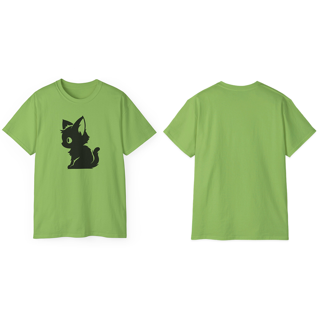 100%纯棉短袖T恤 | Minimalism-Cat-005