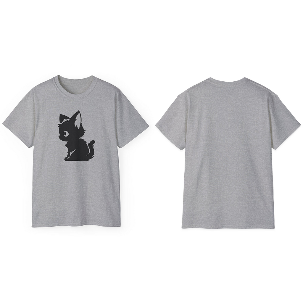 100%纯棉短袖T恤 | Minimalism-Cat-005