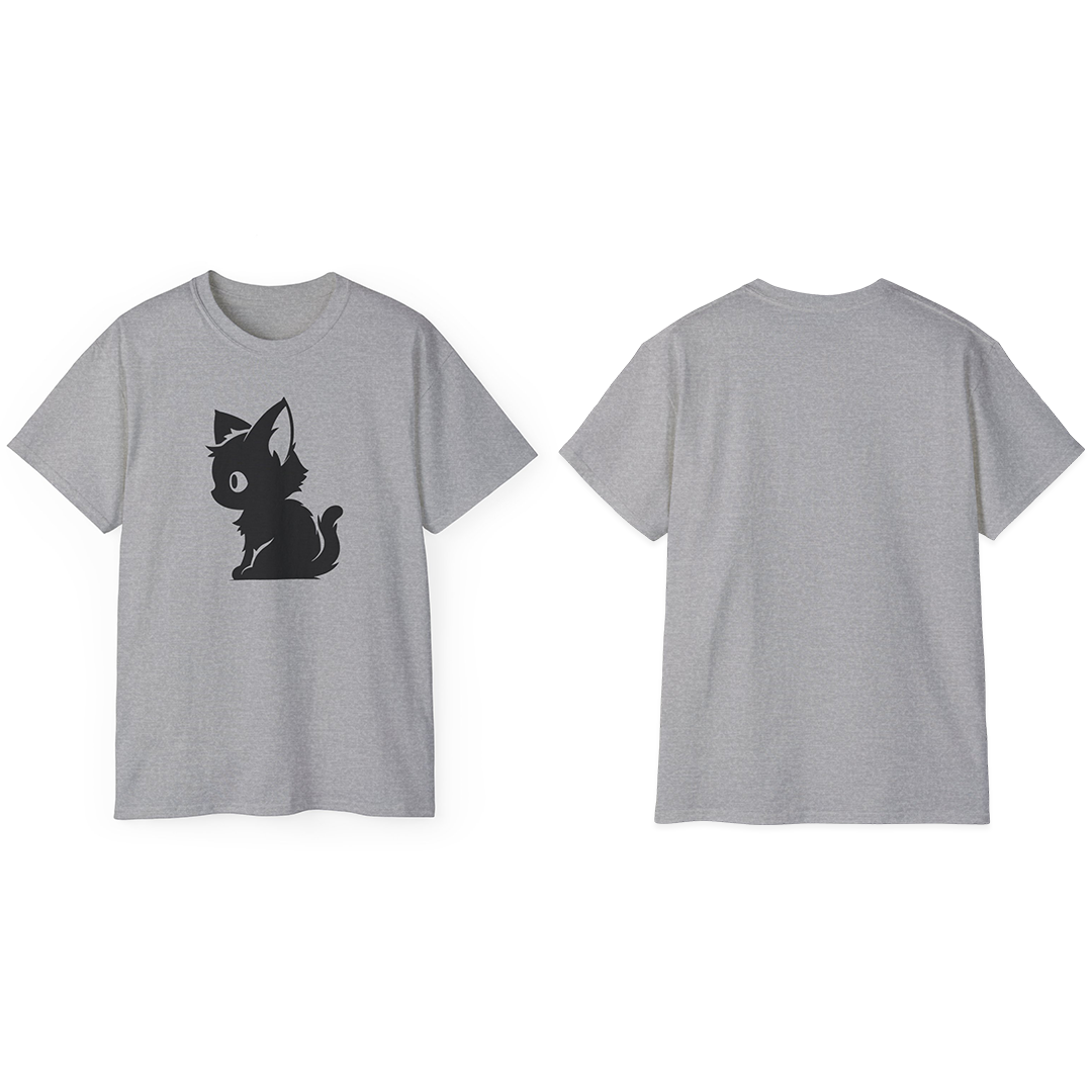 100%纯棉短袖T恤 | Minimalism-Cat-005