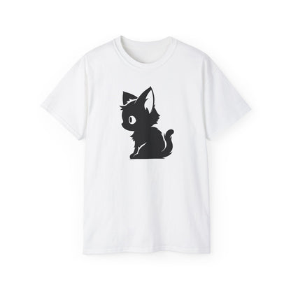 100% Cotton Short Sleeve Tee | Minimalism-Cat-005