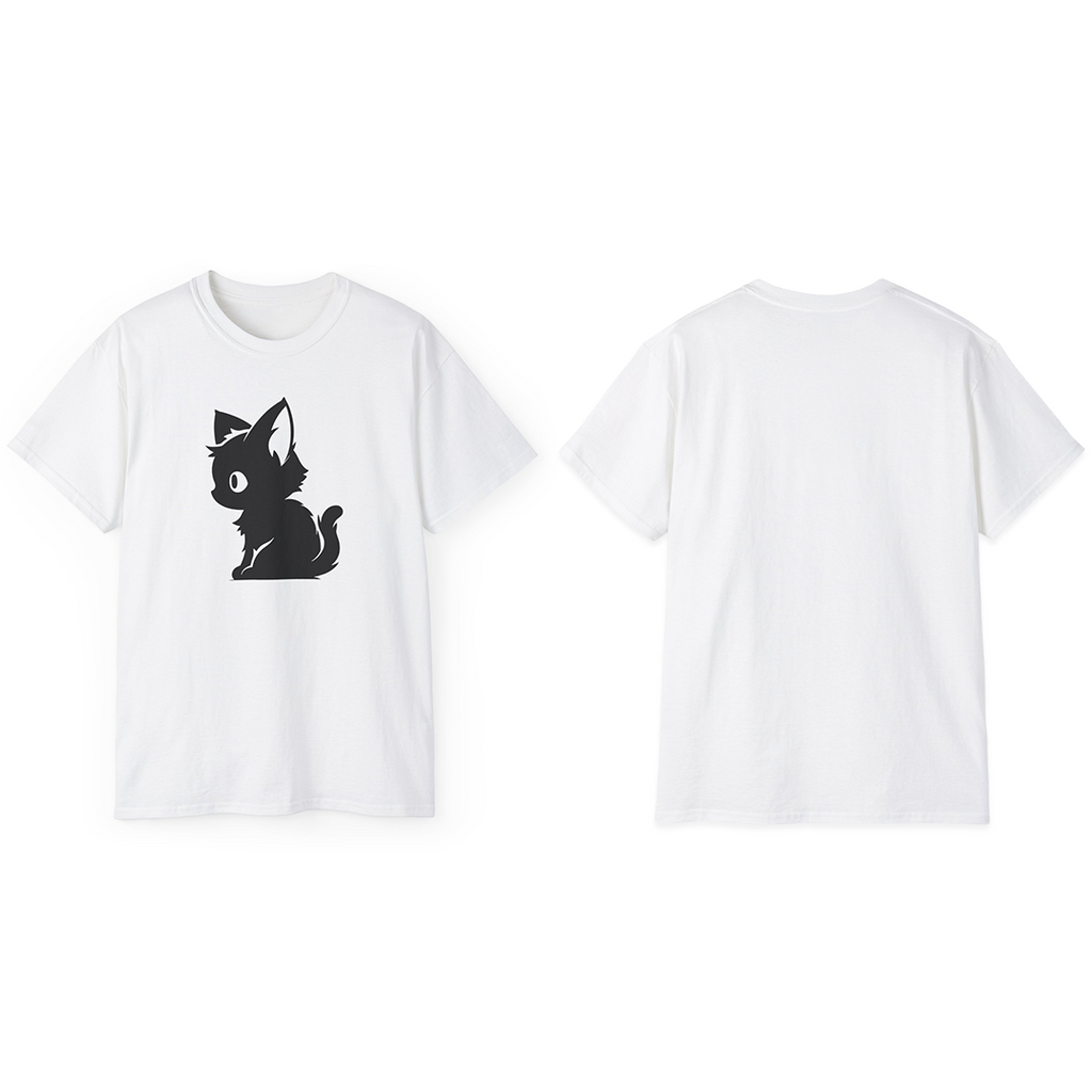 100%纯棉短袖T恤 | Minimalism-Cat-005