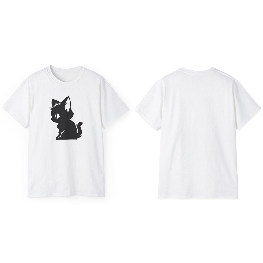 100%纯棉短袖T恤 | Minimalism-Cat-005