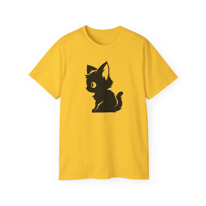 100% Cotton Short Sleeve Tee | Minimalism-Cat-005