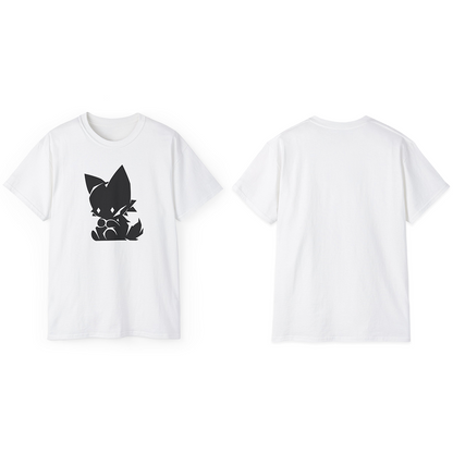 100% Cotton Short Sleeve Tee | Minimalism-Cat-007