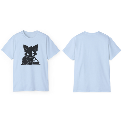 100% Cotton Short Sleeve Tee | Minimalism-Cat-009