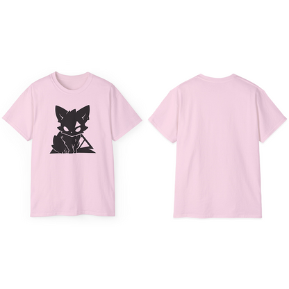 100% Cotton Short Sleeve Tee | Minimalism-Cat-009