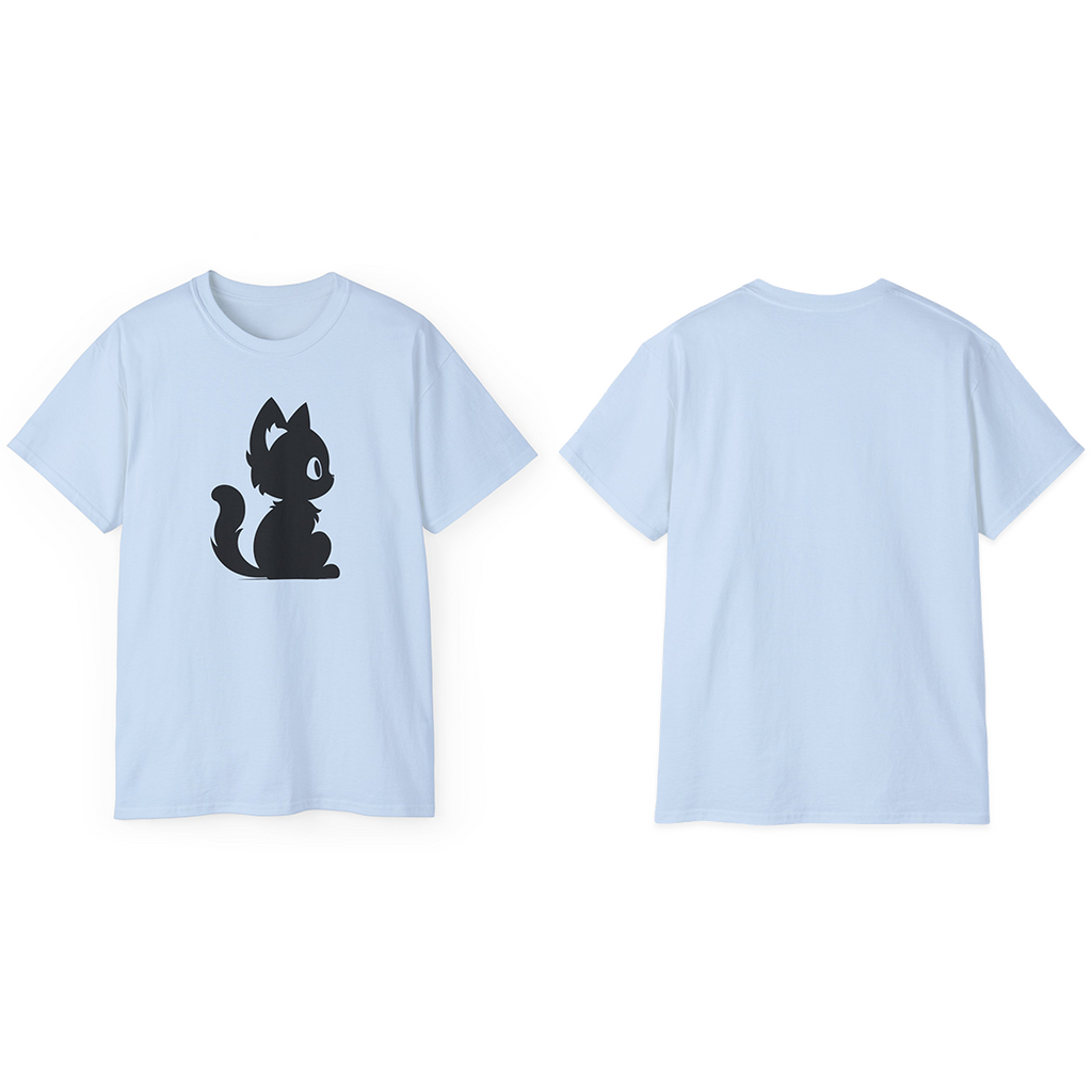 100%纯棉短袖T恤 | Minimalism-Cat-010