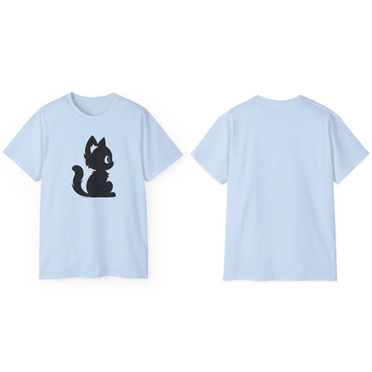 100% Cotton Short Sleeve Tee | Minimalism-Cat-010