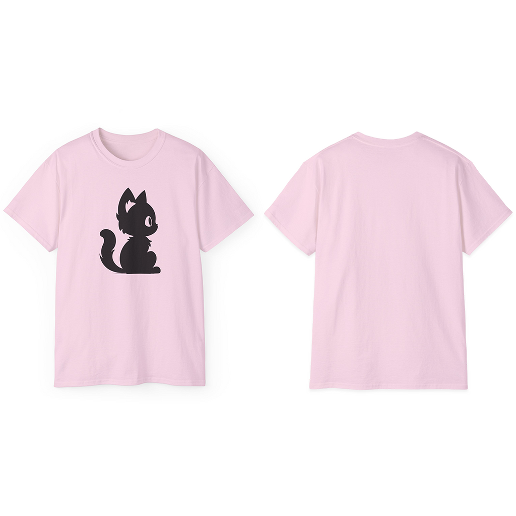 100%纯棉短袖T恤 | Minimalism-Cat-010