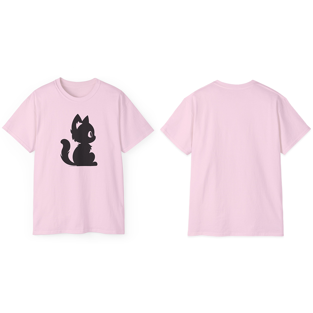 100%纯棉短袖T恤 | Minimalism-Cat-010