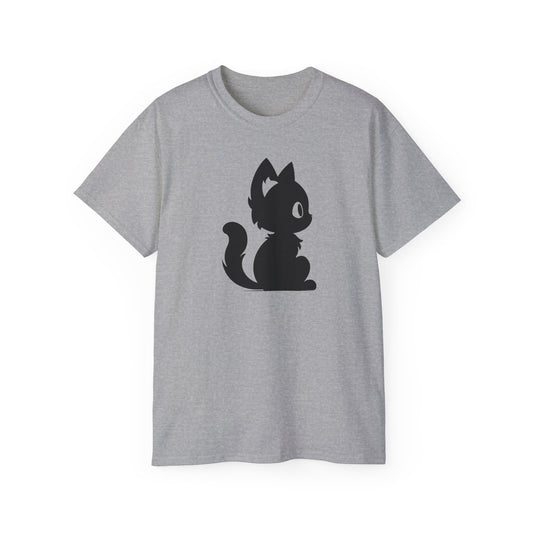 100% Cotton Short Sleeve Tee | Minimalism-Cat-010