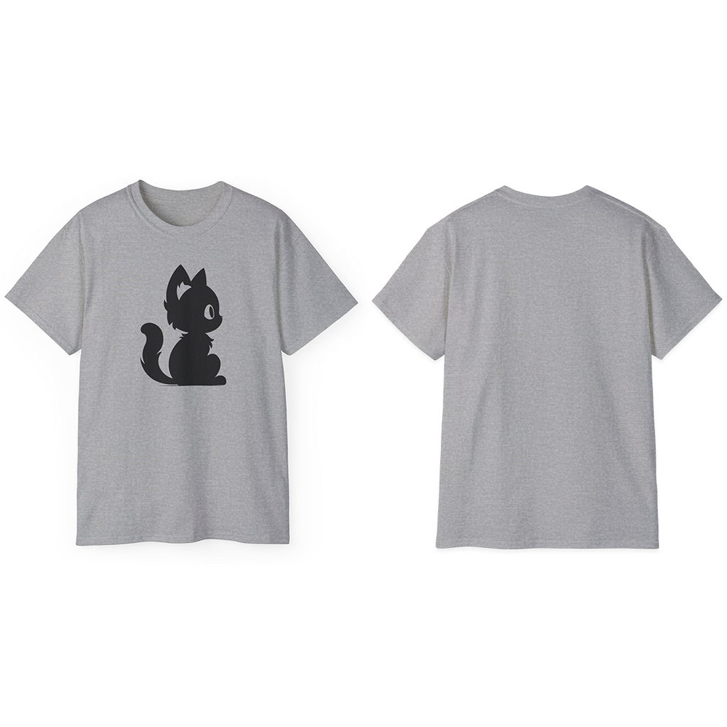 100%纯棉短袖T恤 | Minimalism-Cat-010