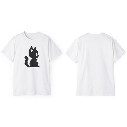 100% Cotton Short Sleeve Tee | Minimalism-Cat-010