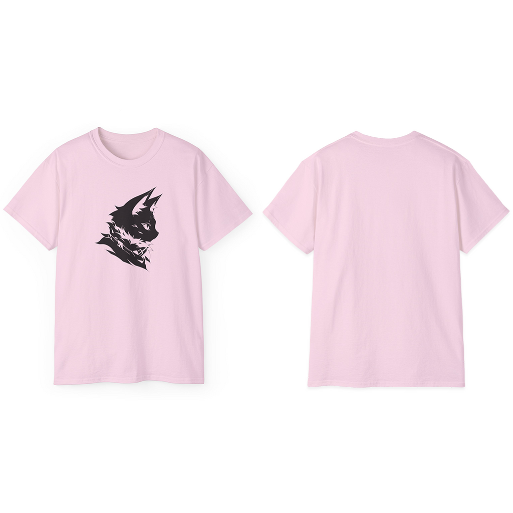 100%纯棉短袖T恤 | Minimalism-Cat-011