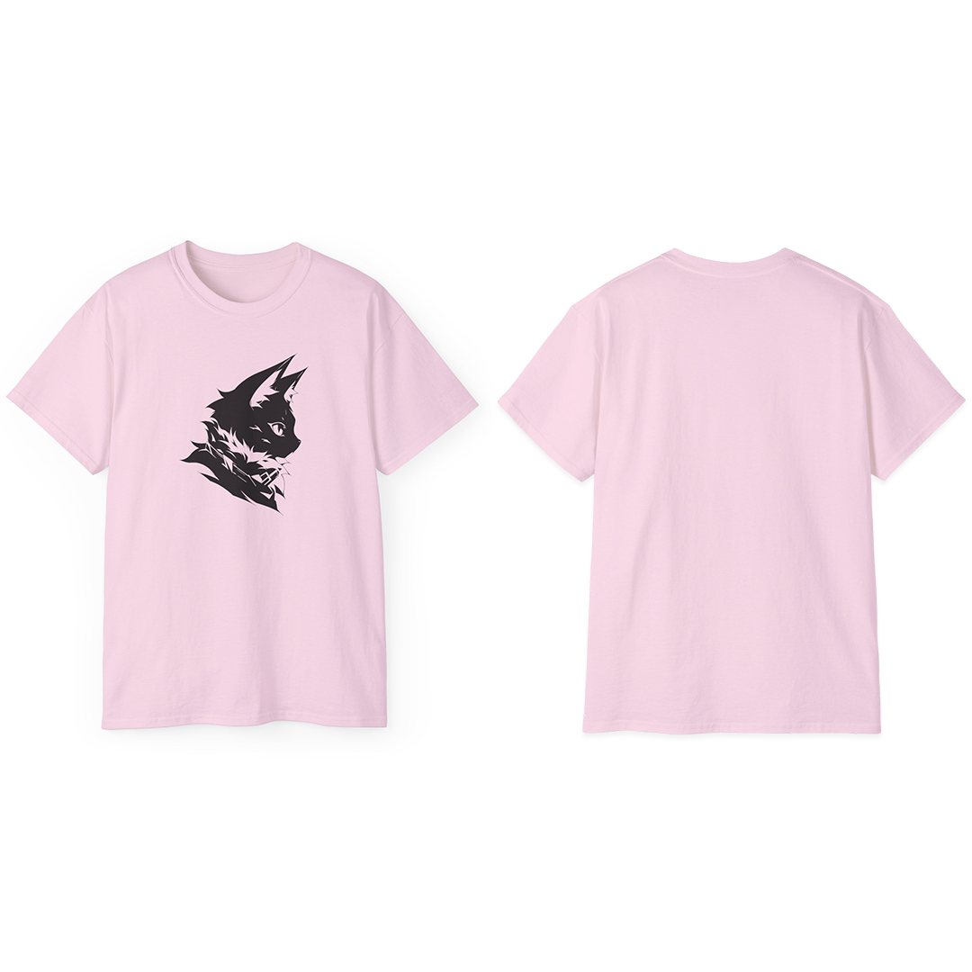 100%纯棉短袖T恤 | Minimalism-Cat-011
