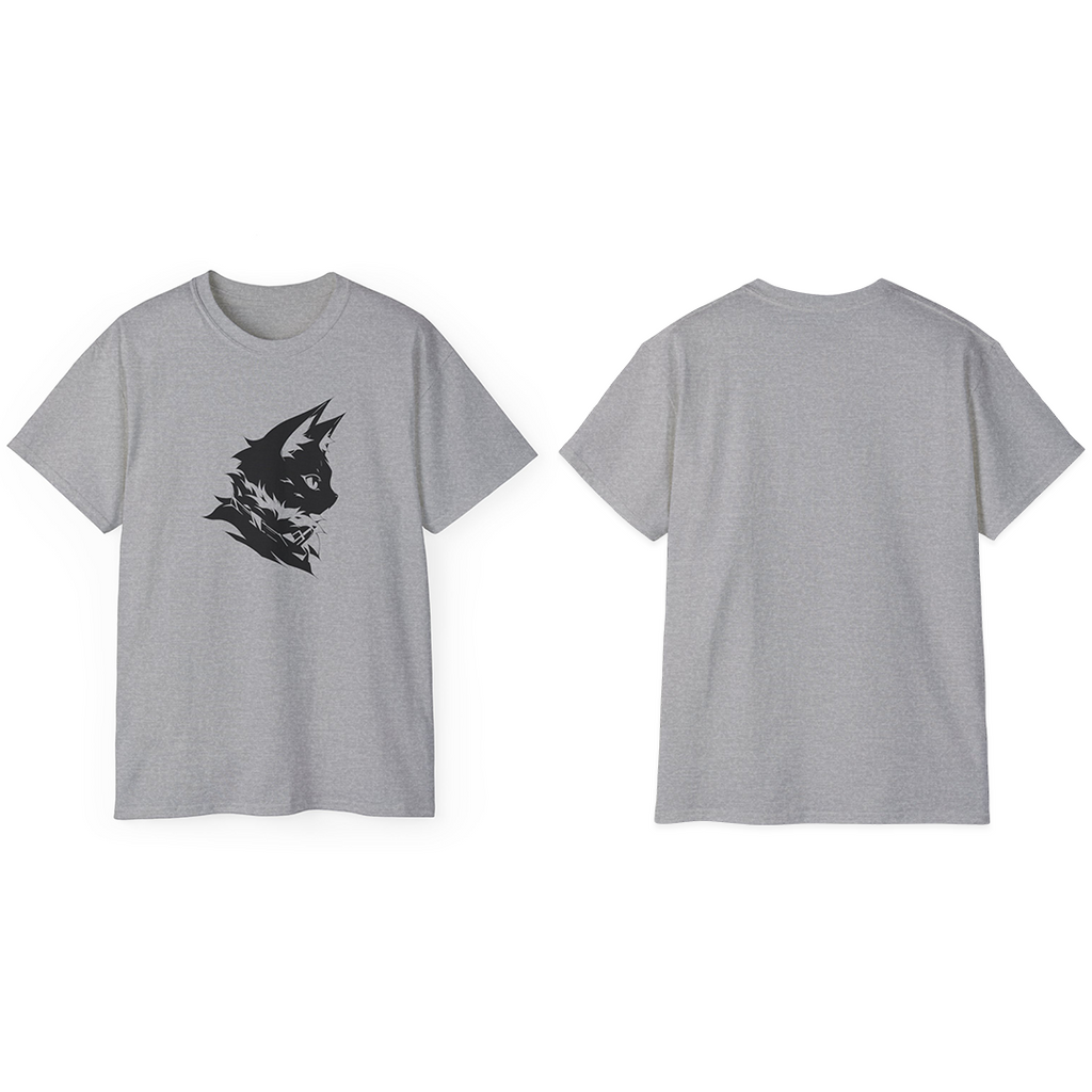 100%纯棉短袖T恤 | Minimalism-Cat-011