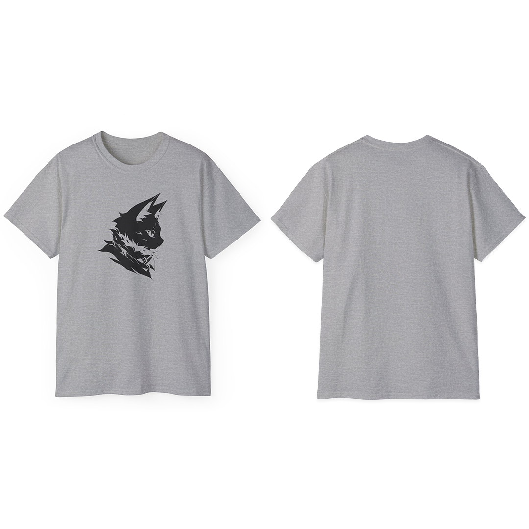 100%纯棉短袖T恤 | Minimalism-Cat-011