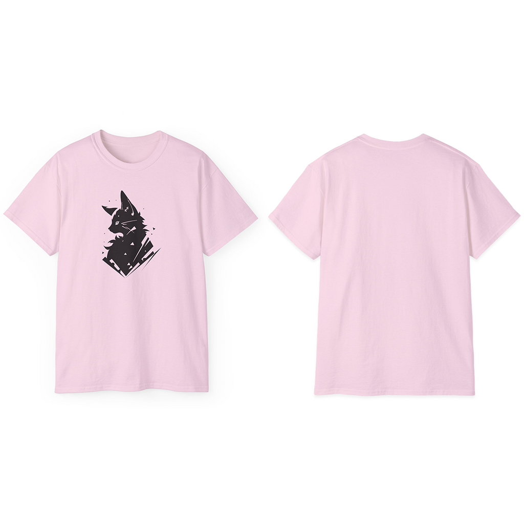 100%纯棉短袖T恤 | Minimalism-Cat-012